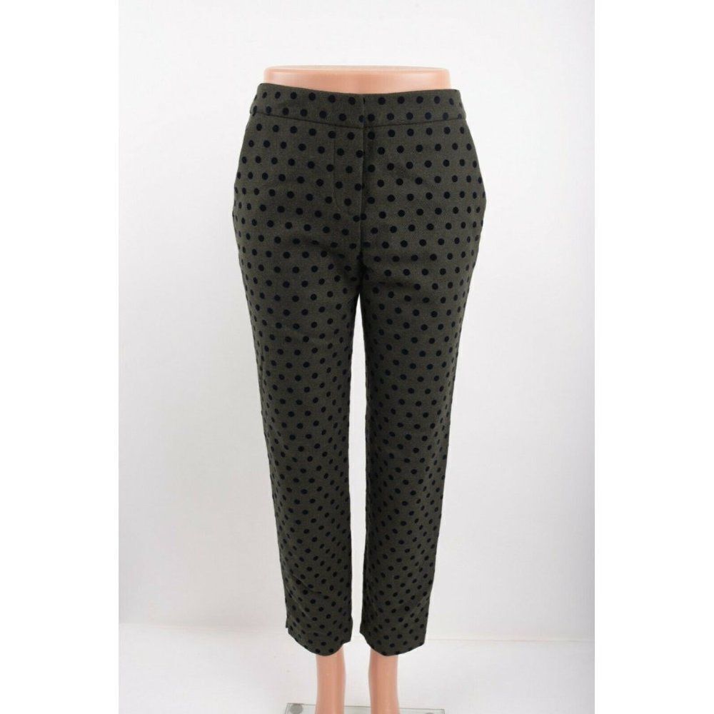 Boden Green and Blue Cropped Ankle Pants